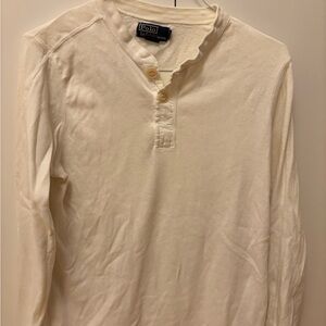 Vintage polo by Ralph Lauren, long sleeve cotton shirt, size large.